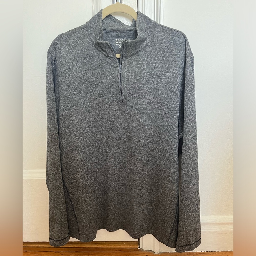 Brooks Brothers Quarter Zip in Grey Size XL (RL)